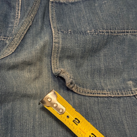 Vintage Carpenter Jeans 70s Talon Zipper Retro Regular Fit 24x32 Jeans - Picture 12 of 12